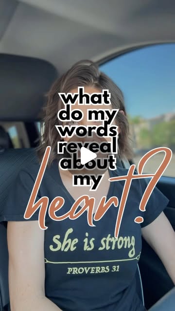 Have you ever noticed how quickly your words reveal what’s in your heart? I k…