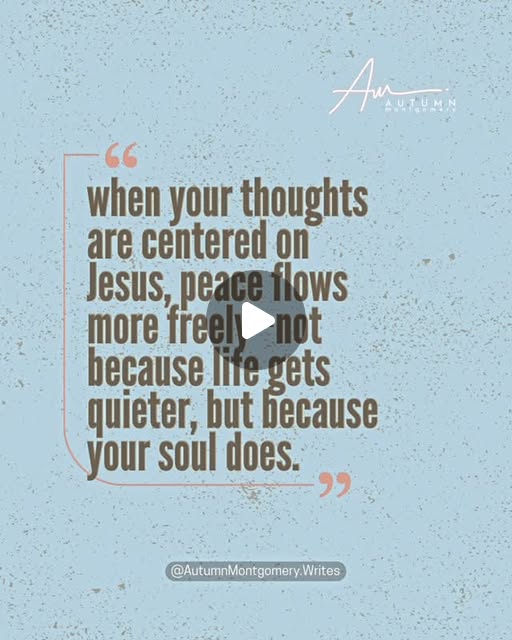 You don’t have to wait for life to calm down to feel peace.