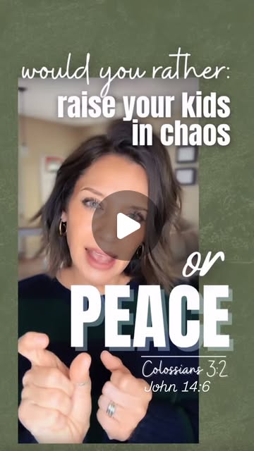 Every mom I know wants a peaceful home.