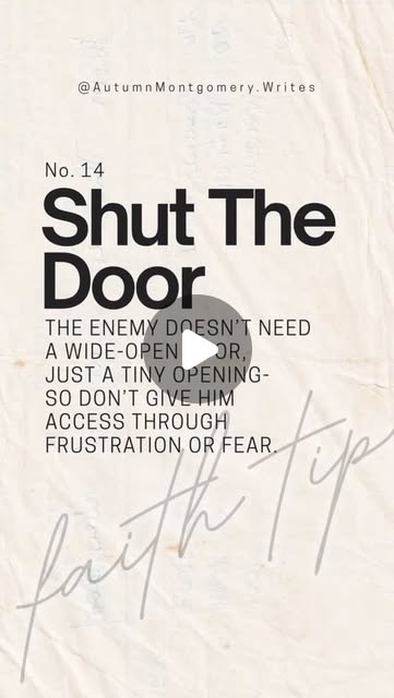 The enemy doesn’t need a wide-open door—just a crack.