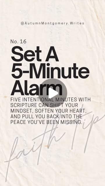 Sometimes we think spending time with God has to be long, quiet, and perfectl…