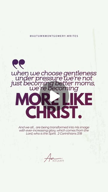 When we choose gentleness under pressure, we’re not just becoming better moms…