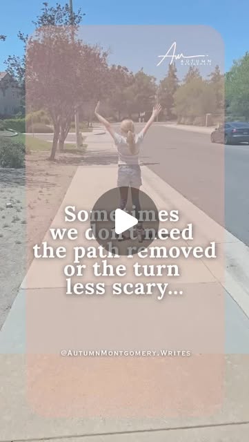 Sometimes we don’t need the path removed or the turn to feel less scary…