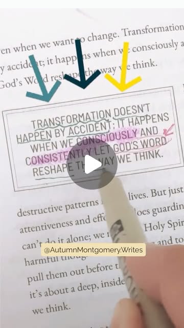 Real transformation doesn’t happen by wishing we were different. It happens w…