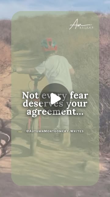 When fear starts making an appearance, remind yourself that not every fear de… on Instagram